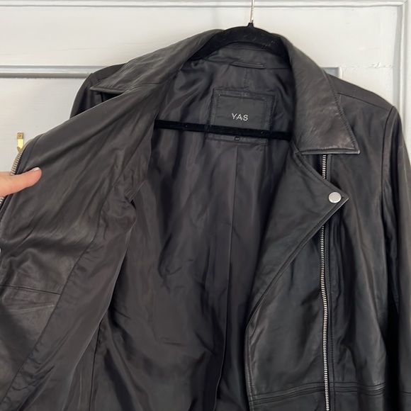 ASOS // YAS Leather Jacket - Picture 12 of 14